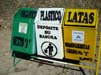 recycling bins